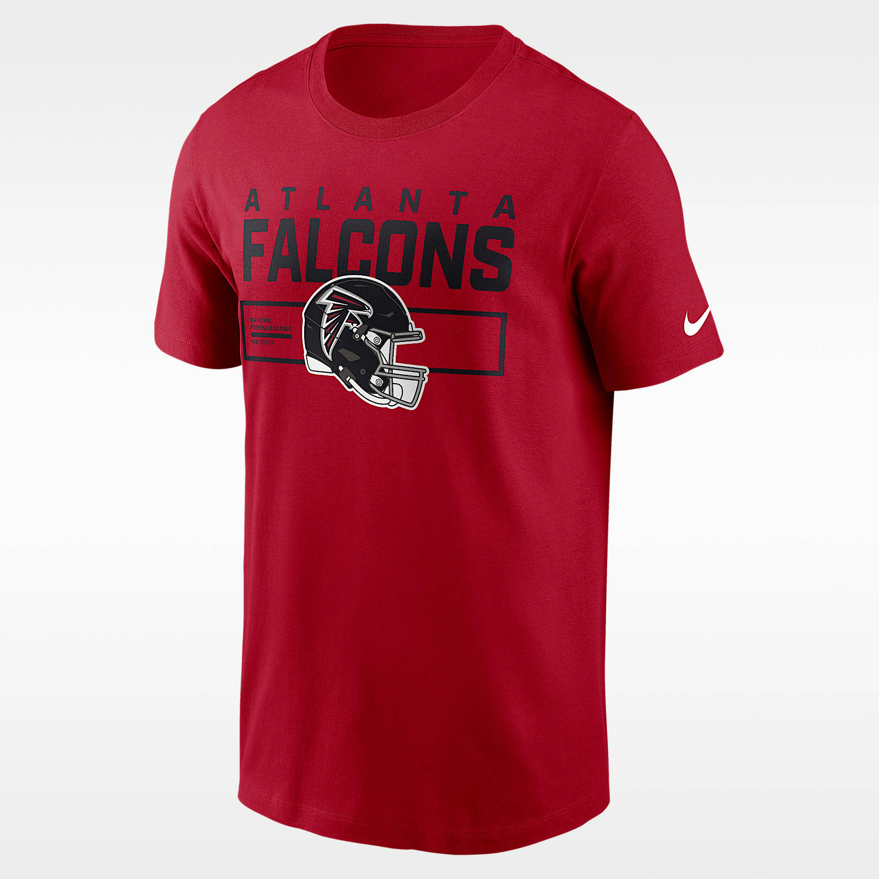 Atlanta Falcons Helmet Essential Men's Nike NFL T-Shirt. Nike.com